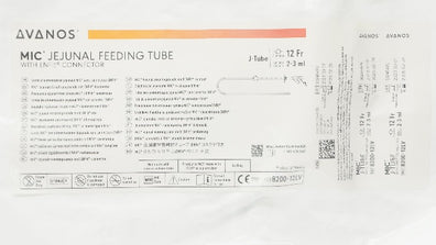 Avanos 8200-12LV MIC Jejunal Feeding Tube w/ENFit Connector 12Fr 2-3ml (x)